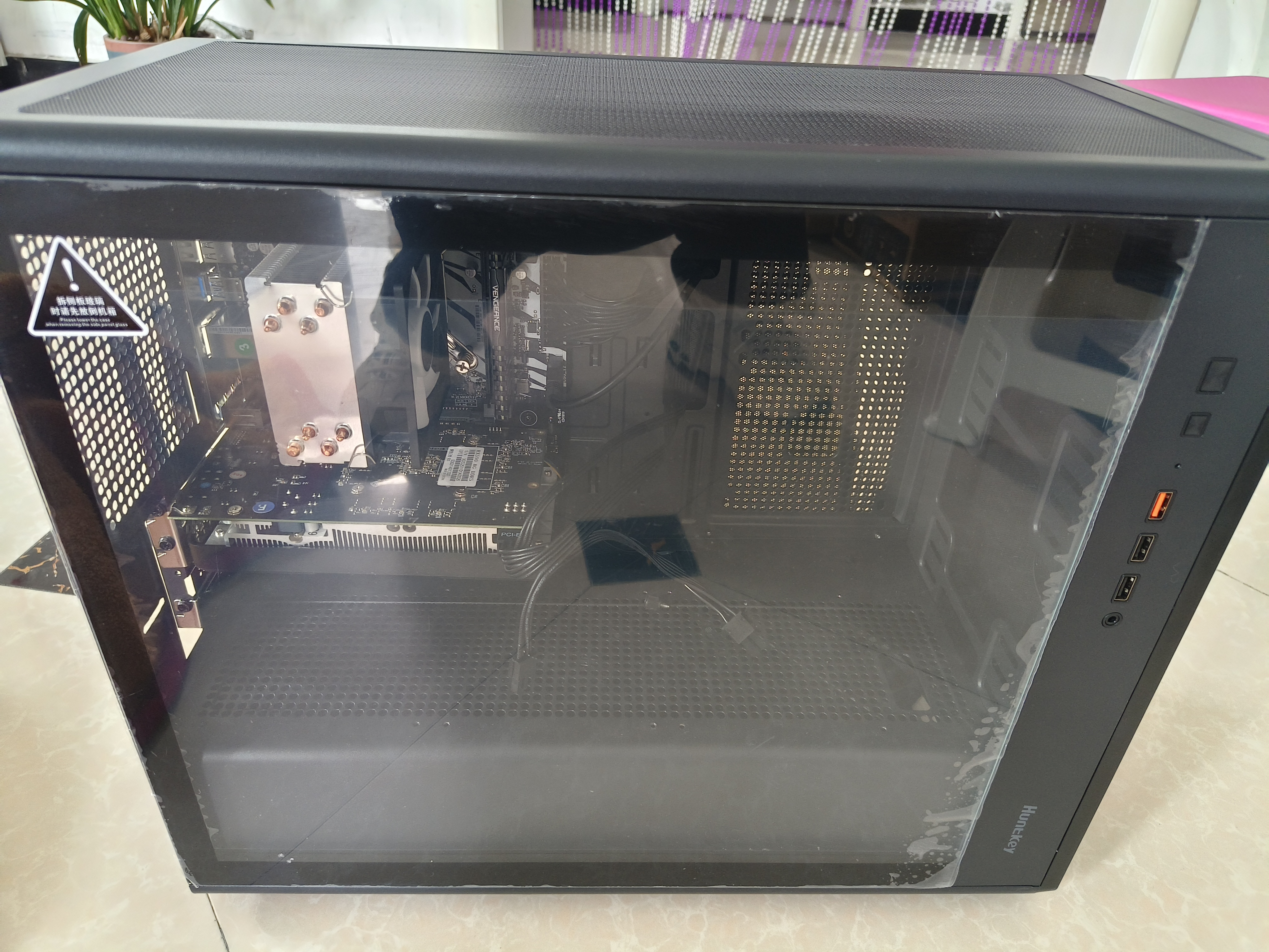 华硕（ASUS）全家桶 电脑台式主机设计师专用酷睿14代i5/i7商用家用办公游戏吃鸡5060/2T渲染做图直播剪辑全套 主机+24寸超清显示屏【全套配齐】 一：14代i5丨DDR4丨1T丨8G独显 实拍图