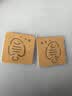 创意木质茶杯专用垫办公室杯垫小无漆圆形杯垫餐桌隔热垫小杯垫 【杯垫隔热垫-9cm*9cm】 1个图案随机 实拍图