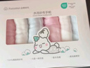 全棉时代婴儿口水巾儿童洗脸毛巾纯棉纱布手帕礼盒装小黄花4件装25×25cm 实拍图