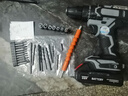 欧莱德21v锂电钻手电钻家用充电电钻多功能电动螺丝刀电起子螺丝批电转 21v锂电钻双电池+钻头套装 实拍图