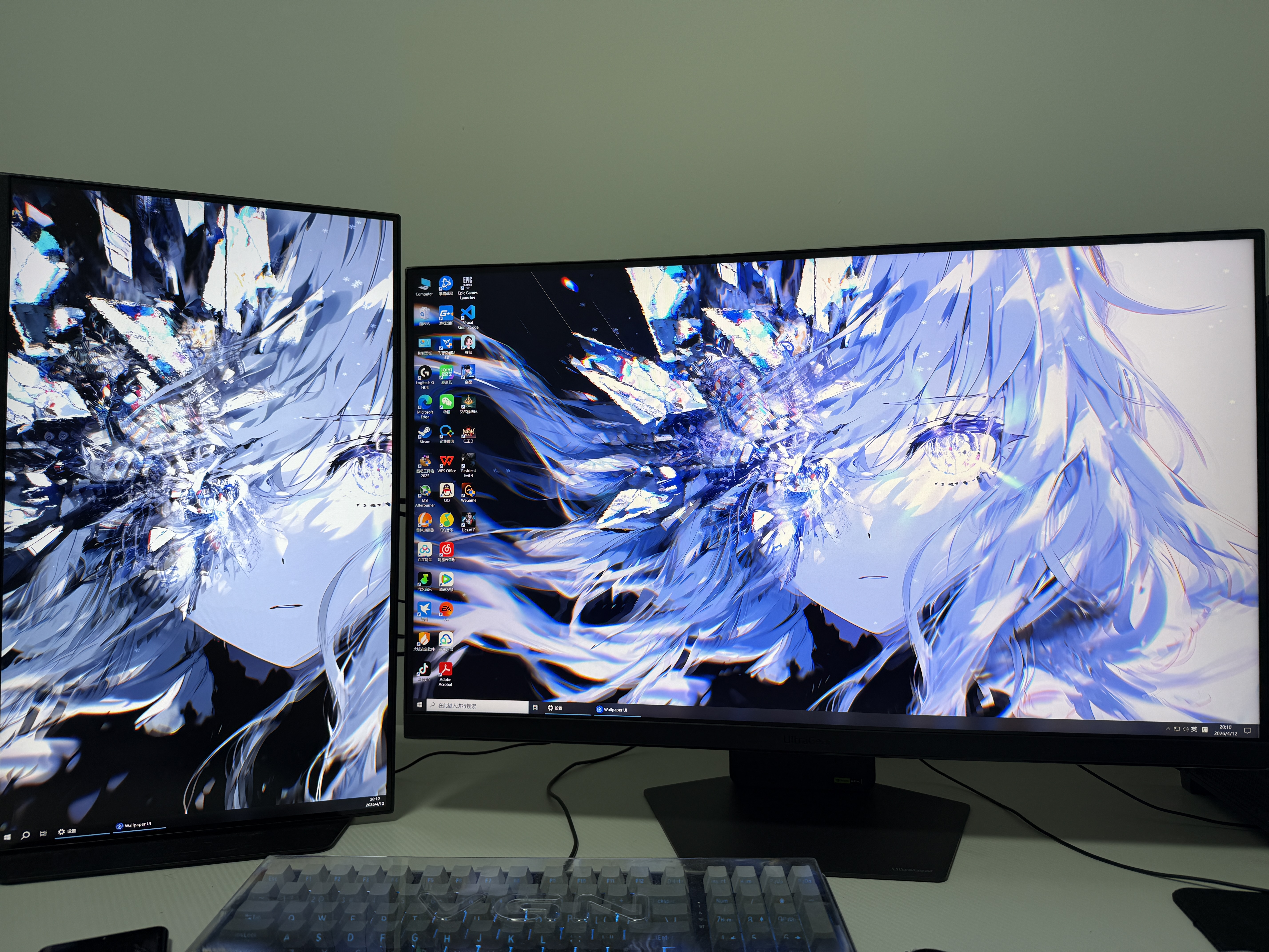 LG 31.5英寸4K 144Hz 32GS94U FastIPS显示器 满血HDMI2.1 DTS音效 1ms响应 高刷电竞游戏电脑显示屏 32GR93U升级版 32GS94U 实拍图