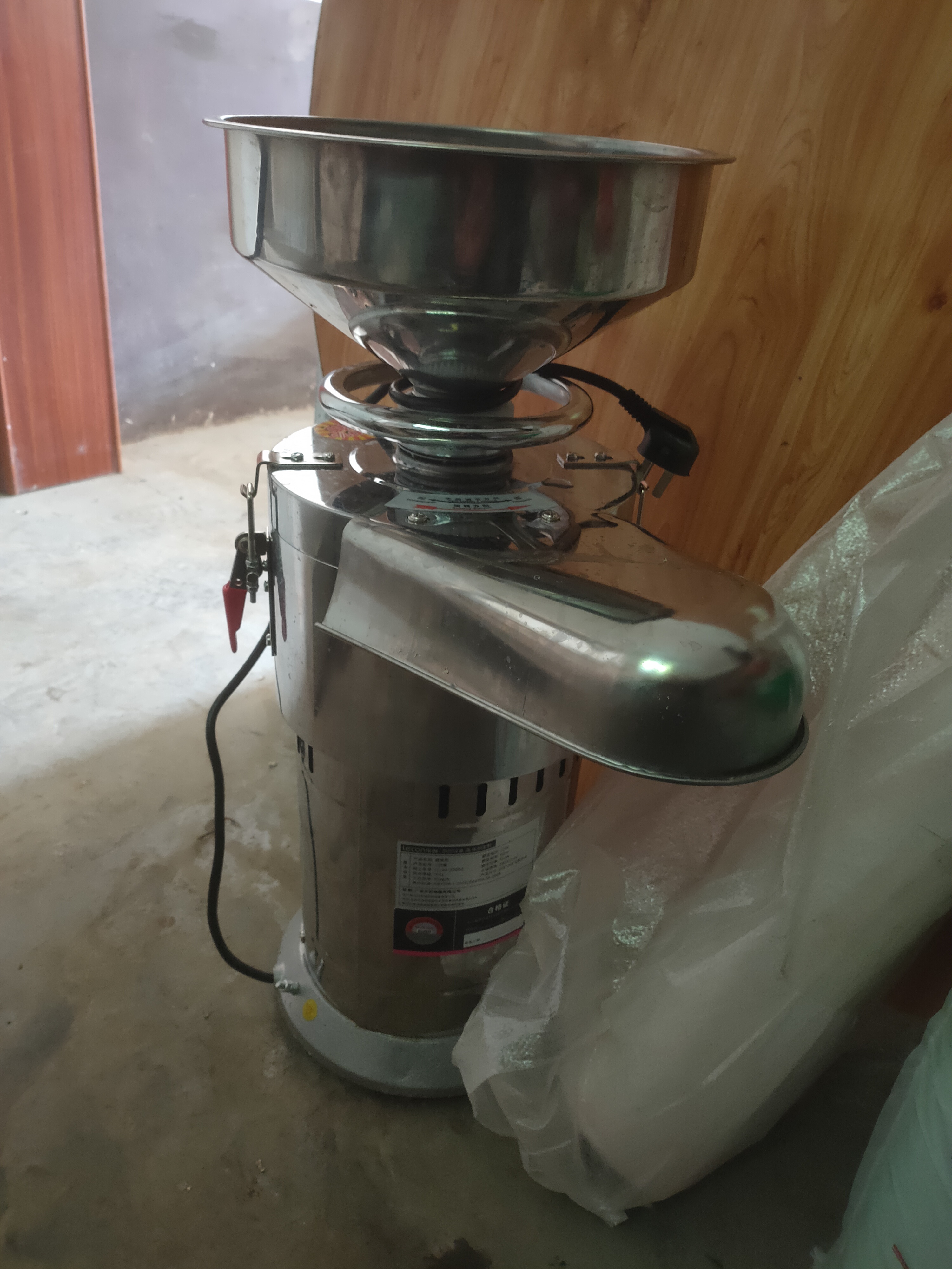 乐创（lecon）豆浆机商用打浆机大容量浆渣分离磨浆机早餐店用全自动现磨豆腐豆花机 LC-DK-100BZ 实拍图