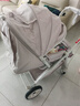 奔昂 婴儿推车可坐可躺轻便避震宝宝折叠婴儿车双向BB童车手推车 升级极光灰一键单手收+可坐躺+双向推行+四轮高配 实拍图