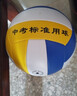 蜜乐糖排球5号PVC初中小学生中考训练比赛沙滩软排球标准机缝 实拍图