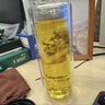 富光 男女士双层玻璃杯 高硼硅玻璃304茶隔水杯子 带茶隔泡茶杯500ml 实拍图