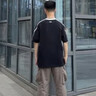 李宁短袖T恤宽松男女同款夏季棉质圆领足球元素运动上衣AHSU657 实拍图