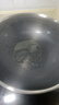 炊大皇炒锅有钛0氟不粘锅316L不锈钢不粘平底炒锅32cm 实拍图