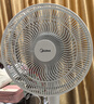 美的（Midea）【飓风节能】七叶柔风立式电风扇/家用轻音落地扇/台式小型风扇/大风力遥控定时摇头风扇 SAH35BSJ 实拍图