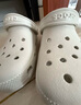 卡骆驰（CROCS）檀健次同款经典洞洞鞋轻便百搭女沙滩鞋包头拖鞋男鞋|10001 骨白色-2Y2(含智必星) 37 /38(230mm) 实拍图