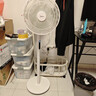 美的（Midea）【幸运草安睡1S】一级能效直流变频声控电风扇家用遥控卧室静音落地扇台式桌面抗菌大风力转页扇 实拍图
