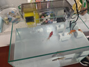 松宝鱼缸过滤器外置壁挂式过滤盒小型鱼缸专用水循环净水静音滴流盒 【升级带盖】3盒滤仓+滤材套餐+水泵 实拍图