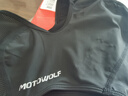 摩多狼（MOTOWOLF）摩托车头套夏季冰丝男面罩女四季防晒挡风 FM1头套短款 黑色 实拍图