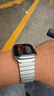 JINGZ适用苹果手表iwatch s10/s11表带纯钛金属ultra3/2钛合金apple watch磁吸9/8/7/6米兰尼斯夏季男女 新【钛金色】纯钛丨磁吸45/46/44/49mm 实拍图