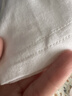【京东直采】重磅纯棉 圆领短袖男款t恤衣服女士t恤服装真5折专场 白色（短袖） M （95-110斤） 实拍图