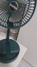 电风扇伸缩折叠小风扇宿舍家用静音充电型办公台式USB桌面宿舍大风力夏台面落地两用折叠电风扇 颜色随机 直插款无档位开关1个装 实拍图