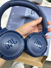 JBLTUNE520BT头戴式蓝牙无线耳机 通话降噪耳机耳麦 手机电脑笔记本耳机 蓝色 实拍图