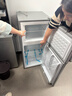 美的（Midea）112L两门小冰箱灰色双温小冰箱迷你家用宿舍租房灵活摆放节能低音深冷速冻 BCD-112CM 实拍图