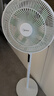 美的（Midea）【幸运草安睡1S】一级能效直流变频声控电风扇家用遥控卧室静音落地扇台式桌面抗菌大风力转页扇 实拍图