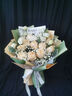 艾斯维娜鲜花速递11朵玫瑰花束送女友生日礼物全国同城配送 11朵香槟玫瑰花束-推荐款 实拍图