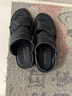 意尔康凉鞋男真皮软底透气户外休闲两用沙滩鞋男士凉鞋 61881W 黑色 41 实拍图