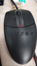 双飞燕（A4TECH）OP-520SU 大手 对称 有线鼠标 办公鼠标鼠标轻音外设电脑鼠标有线 usb鼠标有线 黑色 有线 实拍图
