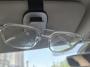 倍思（BASEUS）汽车眼镜夹车用车载遮阳板眼镜架卡片夹多功能仪表台 夹持款 银色 实拍图