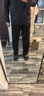 杰克·琼斯（JACK&JONES）男装春季时尚潮通勤简约百搭舒适纯色纯棉运动卫裤直筒休闲裤男 E40 黑色-直筒 32 175 实拍图