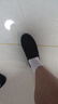 回力一脚蹬男鞋夏季轻便老北京布鞋休闲鞋子男士帆布鞋懒人豆豆板鞋 全黑6249 41 实拍图