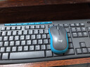 罗技（Logitech）MK275 键鼠套装 无线键鼠套装 办公键鼠套装 全尺寸 商务键鼠套装 带无线2.4G接收器 黑蓝色 实拍图