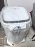 智洁小天使婴儿迷你洗衣机4.5kG高温煮洗全自动洗衣机宝宝小型儿童带智能烘干杀菌除螨洗烘一体机家用免污洗 4.5KG白色【蓝光洁净+仿生手洗】高端触屏 波轮 实拍图