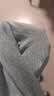浪莎100%纯棉秋衣男单件上衣高端低领中老年保暖内衣套装秋裤全棉毛衫 ·【浅灰上衣】·圆领100%纯棉 XL /175 实拍图