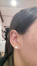 GiO珠宝特选级Akoya天然海水珍珠耳钉18K金小灯泡耳饰生日礼物送女友 18K金特选8.5-9mm【气质吸睛】 实拍图