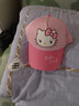 Hello Kitty凯蒂猫宝宝帽子春夏季遮阳帽女童鸭舌帽可爱防晒太阳帽女孩棒球帽 深粉 50cm 实拍图