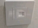 公牛（BULL）开关插座G07系列 一位电脑打线型六类插座面板G07T102B象牙白暗装 实拍图