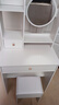 众淘梳妆台小户型化妆桌小型化妆台化妆桌卧室化妆梳妆台卧室 90%人选择【一抽一柜+凳子】60CM 实拍图