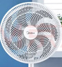 美的（Midea）【品质推荐】七叶轻音柔风电风扇/家用省电落地扇/台式电扇/广角摇头节能宿舍小型风扇 SAE35CA 实拍图