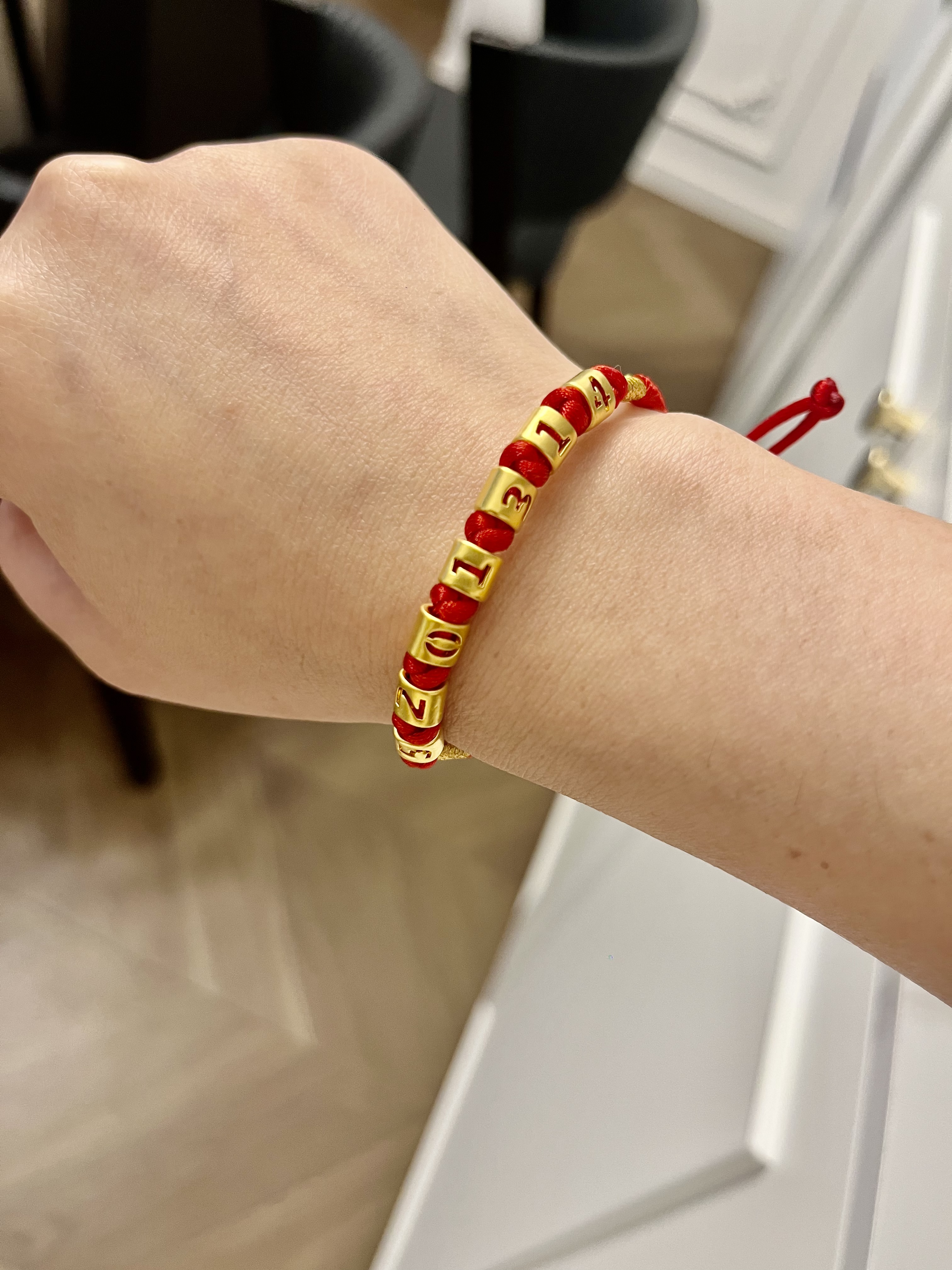 中国黄金（CHINA GOLD）5201314黄金手链女款足金情侣手链七夕情人节礼物送女友老婆实用 5201314足金手链【同城配送】 实拍图