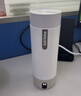 飞利浦（PHILIPS）烧水杯便捷式屏显玻璃养生杯电热水杯居家旅行专用保温杯支持定制 【五档调温-316内胆】初雪白400ml 实拍图