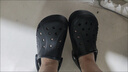 卡骆驰（CROCS）贝雅洞洞鞋男鞋女鞋轻便耐磨一脚蹬拖鞋休闲鞋百搭花园鞋|10126 黑色-001 44 (280mm) 实拍图