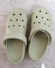 朴西沙滩休闲洞洞鞋女士EVA厚底增高情侣凉鞋男 薄荷曼波 37-38  实拍图