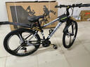 金武端自行车成人山地车公路赛车单车骑行变速超轻越野中学生初中青少年 旗舰版-三刀轮-黑白色 26寸21速 实拍图