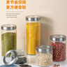 喜碧（Scybe）玻璃密封罐 家用干果零食储藏瓶厨房收纳储物罐奶粉罐纳吉3件套 实拍图