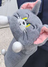 猫和老鼠（Tom and Jerry）抱枕靠枕毛绒长条抱枕女生抱睡公仔靠枕枕头侧睡玩偶变形汤姆55cm 实拍图