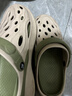 唐狮（TonLion）凉鞋男女鞋夏季情侣款洞洞鞋男士外穿透气沙滩凉拖鞋 墨绿 40/41 实拍图