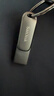 闪迪（SanDisk）256GB Type-C USB3.2 手机U盘 DDC4深空灰 读速400MB/s 自动备份 双接口优盘 手机平板电脑通用 实拍图