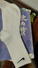 夕薇美袜子男5双中筒纯棉夏季薄款黑白女袜防臭ins潮流学生篮球运动短袜 【白色】 1双 均码 长筒 实拍图