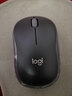 罗技（Logitech）M185鼠标 无线鼠标 办公鼠标 对称鼠标 黑色灰边 带无线2.4G接收器 实拍图