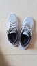 特步男鞋跑步鞋新款夏季厚底旅游透气轻便皮网面休闲运动鞋慢跑鞋子男 浅灰黑-(网面) 42 实拍图