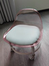 亚克力小凳子静音带万向轮儿童学步凳网红小椅子滑轮矮凳浴室凳 颜色随机【活动款】 实拍图
