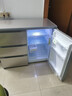 尊贵（ZUNGUI） BCD-210CV 210升 卧式冰箱家用抽屉柜式小型双门橱柜式嵌入式矮电冰箱 酷金 实拍图